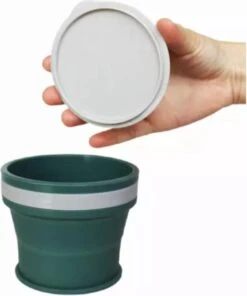 HK-Goodies - Opvouwbare Beker - Koffiebeker To Go- Herbruikbaar - Wasbaar - 170 ML - Beker To Go - Groen -Serviesselectie Winkel 1002x1200 2