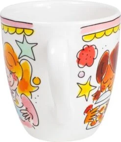 Blond Amsterdam Even Bijkletsen Mini Mok - Roze Rand -Serviesselectie Winkel 1027x1200 2