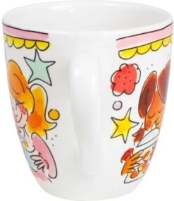 Blond Amsterdam Even Bijkletsen Mini Mok - Roze Rand -Serviesselectie Winkel 1040x1200