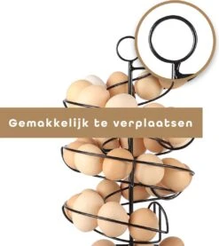 Eiermand – Eierrek – Eierhouder – Eieren – Zwart - Pasen - Tot 40 Eieren - BAULK® -Serviesselectie Winkel 1071x1200