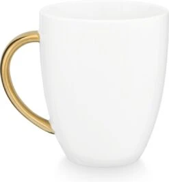 Vtwonen Serviesset - Wit-Goud - Porselein - 24-delig -Serviesselectie Winkel 1116x1200