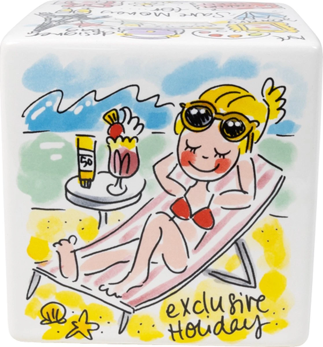 Blond Amsterdam, Even Bijkletsen: Spaarpot Vierkant 5 Blond Amsterdam, Even Bijkletsen: Spaarpot Vierkant - Afbeelding 5