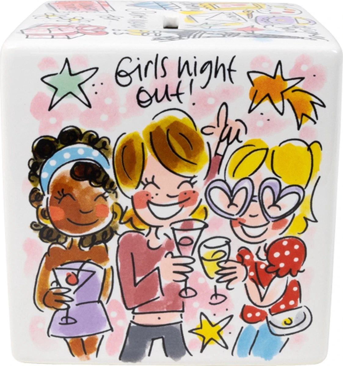 Blond Amsterdam, Even Bijkletsen: Spaarpot Vierkant 4 Blond Amsterdam, Even Bijkletsen: Spaarpot Vierkant - Afbeelding 4