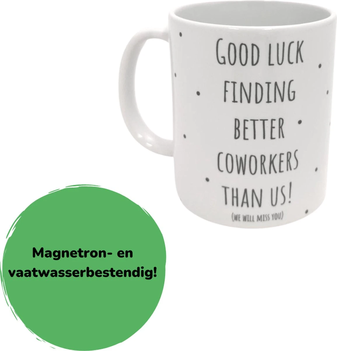 Merkloos Afscheidsmok | Afscheid Collega | Koffiemok | Mok 300 Ml | Mok | Keramische Mok 5 Merkloos Afscheidsmok | Afscheid Collega | Koffiemok | Mok 300 Ml | Mok | Keramische Mok - Afbeelding 5