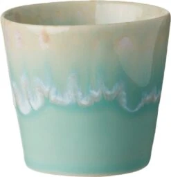 Costa Nova - Grespresso Servies - 6 Espresso Kopjes - Roze-Grijs-Azur-Red-Wit -Turquoise - Aardewerk - H 5.9 Cm -Serviesselectie Winkel 1158x1200 5