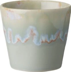 Costa Nova - Grespresso Servies - 6 Espresso Kopjes - Roze-Grijs-Azur-Red-Wit -Turquoise - Aardewerk - H 5.9 Cm -Serviesselectie Winkel 1176x1200