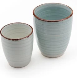 Koffiekopjes - Ocean Blue - Koffiebeker - Unieke Kleuren - Blauw - Set Van 12 Kopjes (ook Los Verkrijgbaar) - 160ML En 340ML - Porselein - Hip En Trendy -Serviesselectie Winkel 1186x1200 2