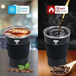 Elephant & Co Dubbelwandige Reisbeker - Koffie To Go - Duurzaam - Herbruikbaar - 380ml - -Serviesselectie Winkel 1195x1200 7