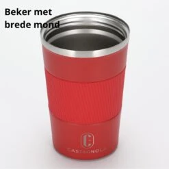 Castagnola Design RVS Koffiebeker To Go - Rood - 380ml - Thermosbeker - Theebeker -Serviesselectie Winkel 1198x1200 14