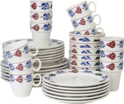 Boerenbont Serviesset - 36-Delig