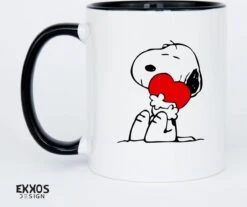Snoopy Cute Mok - Snoopy Producten - Vrouwen Cadeautje - Valentijn Cadeautjes Voor Haar - Verjaardag Cadeau Man - Valentijn Cadeu Man - Mokken - Theeglazen - Koffiekopjes -Serviesselectie Winkel 1200x1004