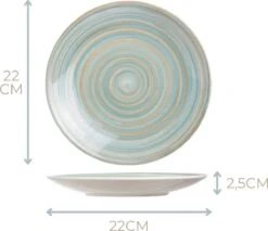 Cosy&Trendy Serviesset 24-delig Turbolino Blauw -Serviesselectie Winkel 1200x1034