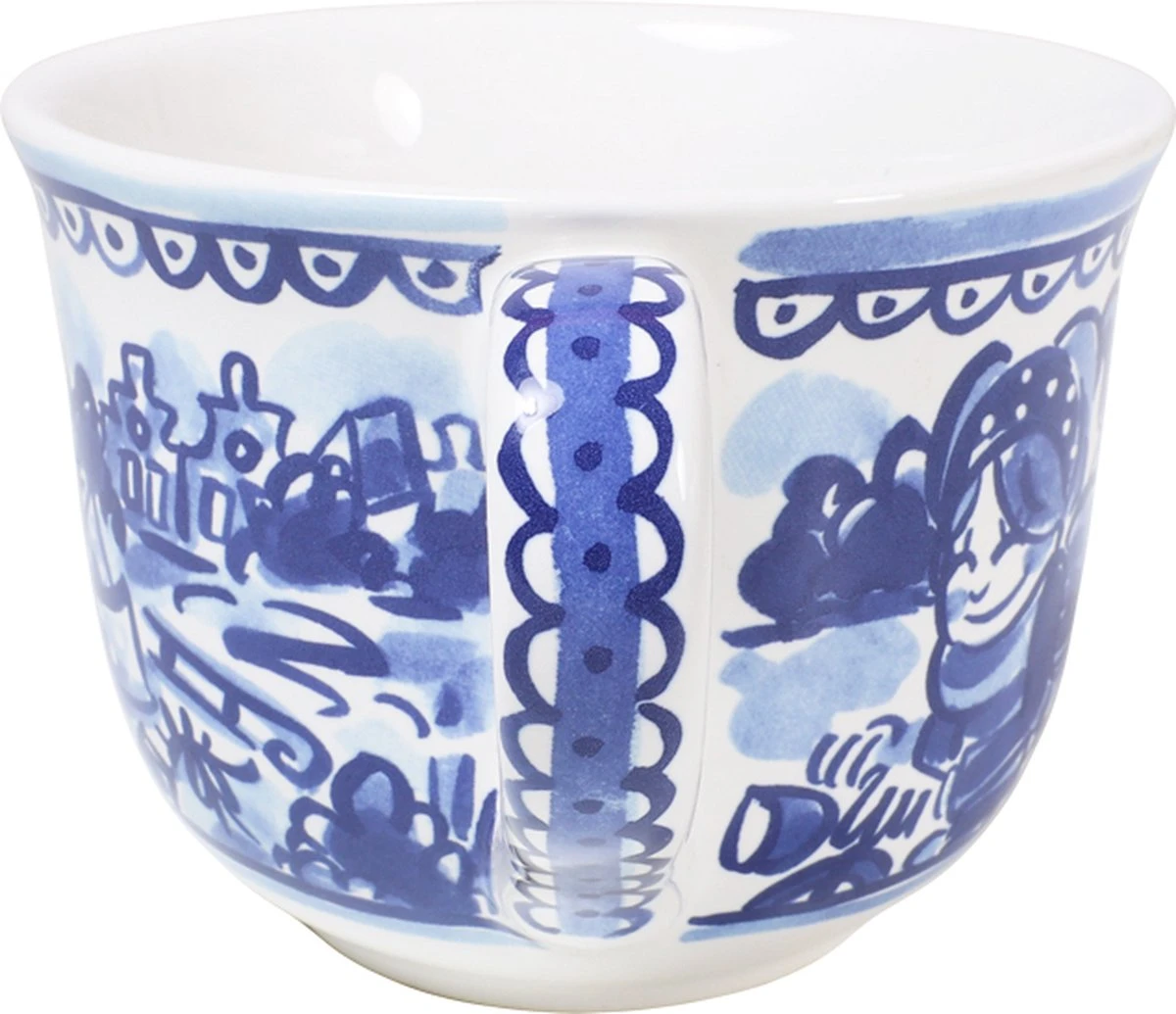 Blond Amsterdam, Delfts Blond: Soep Kom Winter 14cm 4 Blond Amsterdam, Delfts Blond: Soep Kom Winter 14cm - Afbeelding 4