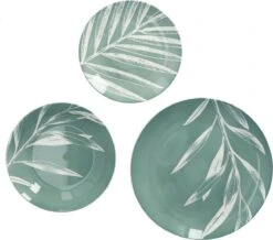 4goodz Plant Groen 18-delig Servies Porselein 6 Persoons -Serviesselectie Winkel 1200x1057
