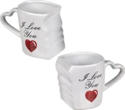 I Love You Kopjesset Met Hartvormig Handvat (Set Van 2) 14 I Love You Kopjesset Met Hartvormig Handvat (Set Van 2) -Serviesselectie Winkel 1200x1061