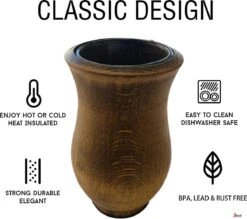 Borvat® | Houten Mate Gourd Cup, Yerba Mate Kalebas, Mate, Bombilla, Yerba Mate Cup 6 Borvat® | Houten Mate Gourd Cup, Yerba Mate Kalebas, Mate, Bombilla, Yerba Mate Cup -Serviesselectie Winkel 1200x1062 1