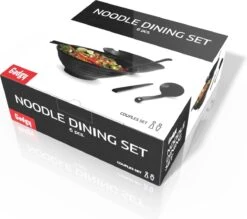 Gadgy Noodle Kom Set - 2 Kommen, 2 Paar Eetstokjes En 2 Lepels - Noodle Bowl - Japans Servies -Serviesselectie Winkel 1200x1064 5