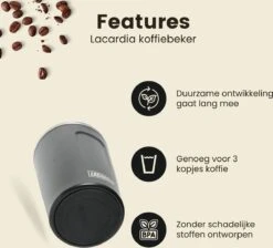 LaCardia Koffiebeker To Go Premium Zwart – Thermosbeker – Theebeker – 380ML – Herbruikbaar 12 LaCardia Koffiebeker To Go Premium Zwart – Thermosbeker – Theebeker – 380ML – Herbruikbaar -Serviesselectie Winkel 1200x1090 1