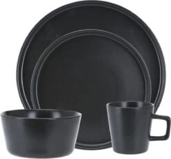 Homecookingchef Serviesset - Mat Zwart - 16-delig - Sterk Aardewerk 13 Homecookingchef Serviesset - Mat Zwart - 16-delig - Sterk Aardewerk -Serviesselectie Winkel 1200x1111