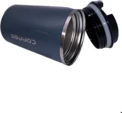 Koffiebeker To Go | Lekvrije Thermosbeker | Thermosfles | RVS Reisbeker | Dubbelwandige Travel Mug | 380 Ml | Blauw -Serviesselectie Winkel 1200x1112 3