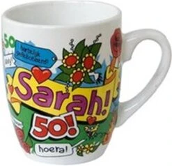 Cartoonmok Sarah - 50 Jaar -Serviesselectie Winkel 1200x1156 3