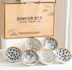 Winkrs - Servies Set Met 6 Kommetjes - Keramiek - Chinese Kommen Voor Rijst, Saus, Hapjes Etc. 8 Winkrs - Servies Set Met 6 Kommetjes - Keramiek - Chinese Kommen Voor Rijst, Saus, Hapjes Etc. -Serviesselectie Winkel 1200x1167