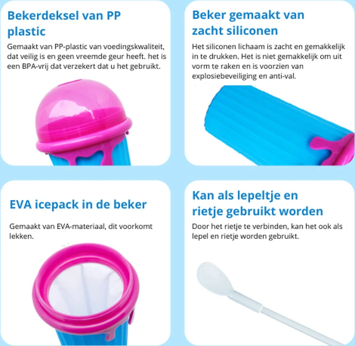 Frozen Magic Slushy Maker - Slush Puppy Maker - IJscrusher - Slush Puppy Beker - Slushy Puppy Maker - Slush Puppy Machine - Slush Maker - Slushy Cup - Tiktok - Bruin 2 Frozen Magic Slushy Maker - Slush Puppy Maker - IJscrusher - Slush Puppy Beker - Slushy Puppy Maker - Slush Puppy Machine - Slush Maker - Slushy Cup - Tiktok - Bruin - Afbeelding 2