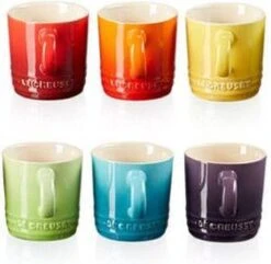 Le Creuset Espresso Kopjes Rainbow 100 Ml - 6 Stuks -Serviesselectie Winkel 1200x1171 2