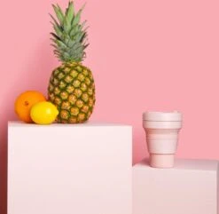 STOJO - Opvouwbare Beker - To Go - Roze - 237ml (8oz) - Herbruikbaar -Serviesselectie Winkel 1200x1171 9