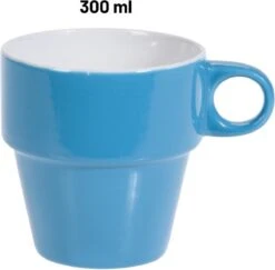 Orange85 Koffiekopjes - Met Houder - Set Van 6 - Gekleurd - 300 Ml - Keramiek -Serviesselectie Winkel 1200x1179