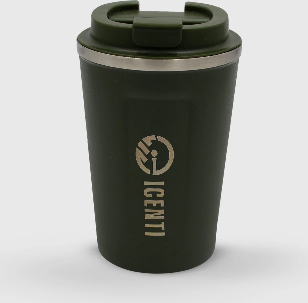 ICENTI - RVS Koffiebeker To Go - 380ml – Groen - Thermosbeker - Lekvrij - Dubbelwandig - Koffie Beker - Theebeker – Coffeemugg - Theemugg 1 ICENTI - RVS Koffiebeker To Go - 380ml – Groen - Thermosbeker - Lekvrij - Dubbelwandig - Koffie Beker - Theebeker – Coffeemugg - Theemugg