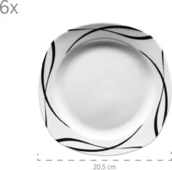 Merkloos 30-delige Combiset Voor 6 Personen 15 Merkloos 30-delige Combiset Voor 6 Personen -Serviesselectie Winkel 1200x1185