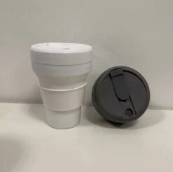 Koffiebeker - Reisbeker - Siliconen Beker - Opvouwbaar - Zwart - Drinkbeker - To Go -Serviesselectie Winkel 1200x1194 9
