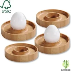 Merkloos FSC® Bamboe Houten - Eierdopjes Set Van 4 Stuks - Met Praktische Rand Voor Neerleggen Van De Eierschaal - Eierdoppen Set 4-Delig 7 Merkloos FSC® Bamboe Houten - Eierdopjes Set Van 4 Stuks - Met Praktische Rand Voor Neerleggen Van De Eierschaal - Eierdoppen Set 4-Delig -Serviesselectie Winkel 1200x1198 16