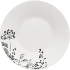 4goodz Wild Flower Porseleinen Servies Set 6-persoons 18-delig - Wit/Zwart -Serviesselectie Winkel 1200x1198 2
