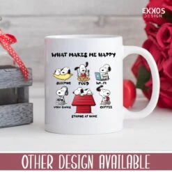 What Makes Snoopy Mok - Peanuts - Grappige Cadeautjes - Valentijn Cadeautje Voor Hem - Valentijn Cadeautje Voor Haar - Moederdag Cadeau - Valentijdag Cadeau - Cadeau Voor Vrouw - Mokken En Bekers - Cadeau Voor Moeder - Mama Cadeau - Koffiemok -Serviesselectie Winkel 1200x1200 172