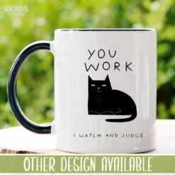 I Work Hard Kat Mok - Katten - Juf Cadeau - Meester Cadeau - Verjaardagscadeau - Cadeau - Verjaardag Cadeau Man - Cadeau Voor Man - Cadeau Voor Vrouw - Mokken - Theeglazen - Koffiekopjes -Serviesselectie Winkel 1200x1200 230