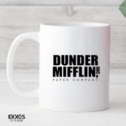 Dunder Mifflin Mok - The Office Merchandise - Michael Scoot - Koffiemok - Grappige Cadeaus - Kado Man - Cadeau Voor Man - Mokken En Bekers - Verjaardag Cadeau - Koffiekopjes - Mok Met Tekst - Collega Kado -Serviesselectie Winkel 1200x1200 239
