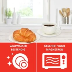 Alpina Tafelservies - Serviesset 40-delig - 8 Persoons - Vaatwasserbestendig - Geschikt Voor Magnetron - Wit 12 Alpina Tafelservies - Serviesset 40-delig - 8 Persoons - Vaatwasserbestendig - Geschikt Voor Magnetron - Wit -Serviesselectie Winkel 1200x1200 27