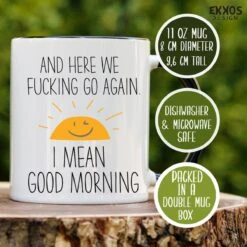 Goodmorning Mok - Mok Met Tekst - Grappige Mok - Verjaardag Cadeau - Cadeau Voor Man - Cadeau Voor Vrouw - Cadeau Voor Haar - Cadeau Voor Hem - Grappige Cadeau - Thee Glazen - Valentijn Cadeautjes - Koffiekopjes -Serviesselectie Winkel 1200x1200 305