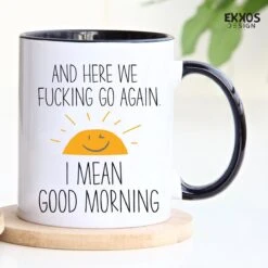 Goodmorning Mok - Mok Met Tekst - Grappige Mok - Verjaardag Cadeau - Cadeau Voor Man - Cadeau Voor Vrouw - Cadeau Voor Haar - Cadeau Voor Hem - Grappige Cadeau - Thee Glazen - Valentijn Cadeautjes - Koffiekopjes -Serviesselectie Winkel 1200x1200 306