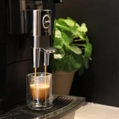 Orange85 Espresso Glazen - Set Van 4 - Kopjes - Dubbelwandig - Glas - 80ml - 5.5 X 7.5 Cm - Koffiekopjes