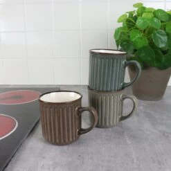 OTIX Koffiekopjes - Met Oor - Set Van 4 - Aardewerk - 250 Ml -Serviesselectie Winkel 1200x1200 412