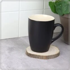 OTIX Koffiekopjes - Met Oor - Set Van 6 - Theekoppen - 340ml - Zwart - Keramiek -Serviesselectie Winkel 1200x1200 425