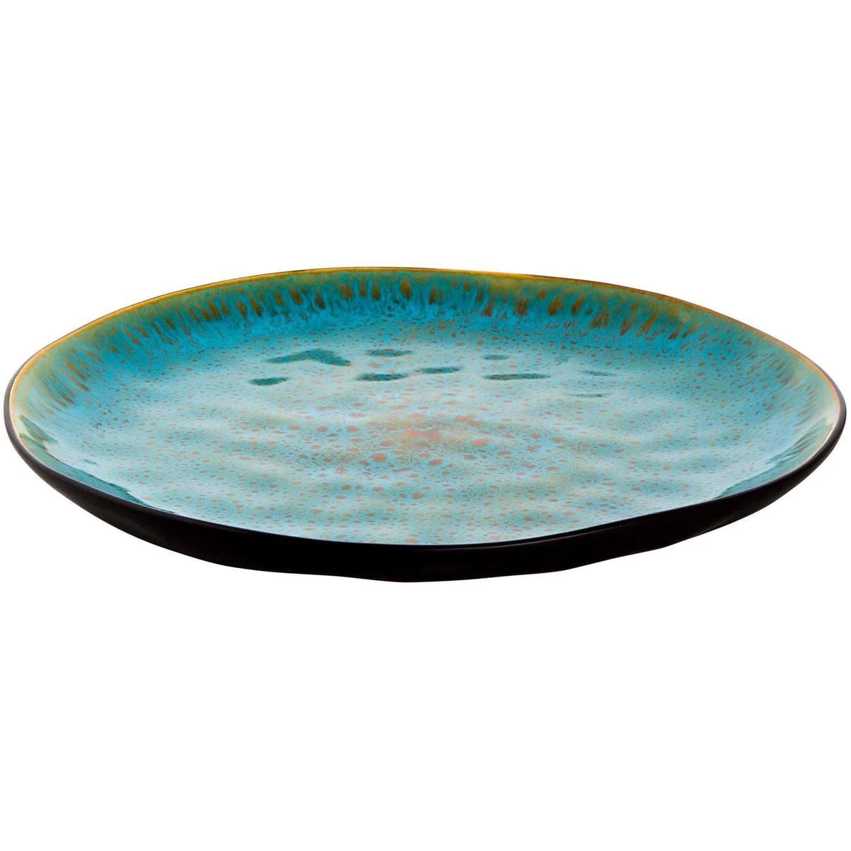 Palmer Serviesset Lotus Stoneware 6-persoons 24-delig Zwart Turquoise 3 Palmer Serviesset Lotus Stoneware 6-persoons 24-delig Zwart Turquoise - Afbeelding 3