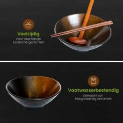 Greenwill Noodle Kom Set – Luxe Japans Servies Voor 2 Personen – Duurzame Keramieke Soepkommen – Inclusief Chopsticks Eetlepels En Houders 15 Greenwill Noodle Kom Set – Luxe Japans Servies Voor 2 Personen – Duurzame Keramieke Soepkommen – Inclusief Chopsticks Eetlepels En Houders -Serviesselectie Winkel 1200x1200 489