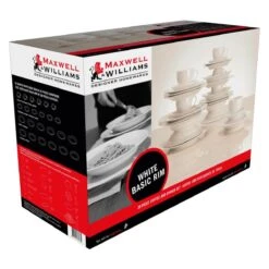 Maxwell And Williams White Basic Rim Koffie- En Dinerset - 30-delig - Wit 10 Maxwell And Williams White Basic Rim Koffie- En Dinerset - 30-delig - Wit -Serviesselectie Winkel 1200x1200 49