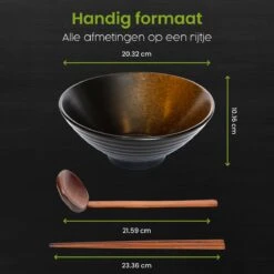 Greenwill Noodle Kom Set – Luxe Japans Servies Voor 2 Personen – Duurzame Keramieke Soepkommen – Inclusief Chopsticks Eetlepels En Houders 21 Greenwill Noodle Kom Set – Luxe Japans Servies Voor 2 Personen – Duurzame Keramieke Soepkommen – Inclusief Chopsticks Eetlepels En Houders -Serviesselectie Winkel 1200x1200 494