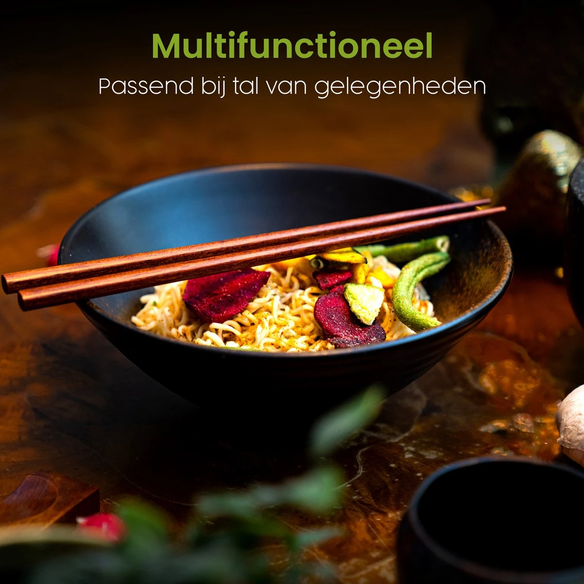 Greenwill Noodle Kom Set – Luxe Japans Servies Voor 2 Personen – Duurzame Keramieke Soepkommen – Inclusief Chopsticks Eetlepels En Houders 12 Greenwill Noodle Kom Set – Luxe Japans Servies Voor 2 Personen – Duurzame Keramieke Soepkommen – Inclusief Chopsticks Eetlepels En Houders - Afbeelding 12