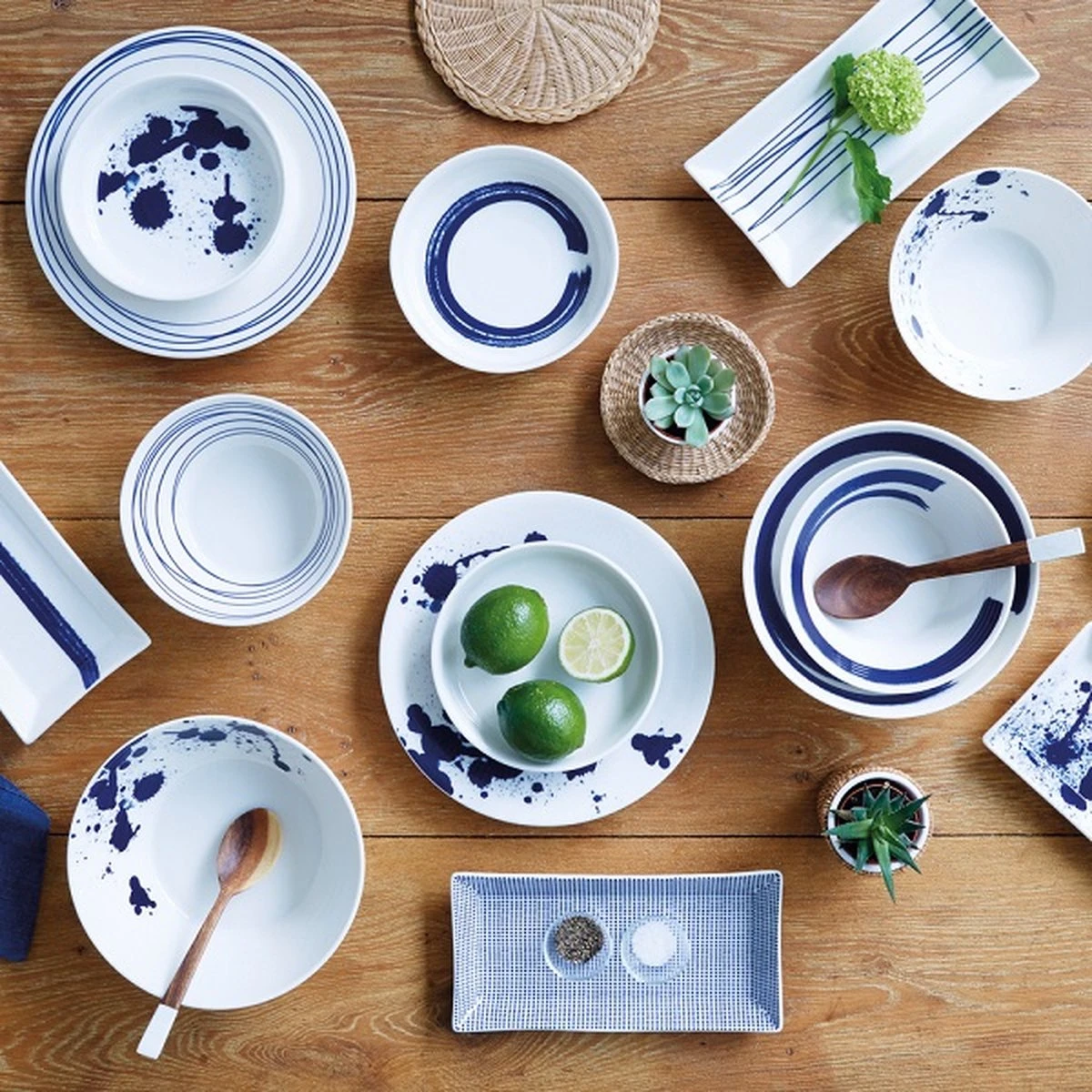 Royal Doulton Pacific - Schaaltjes Voor Snacks - Kommen - Porselein - Wit / Blauw - ⌀ 11 Cm - 6 Stuks 5 Royal Doulton Pacific - Schaaltjes Voor Snacks - Kommen - Porselein - Wit / Blauw - ⌀ 11 Cm - 6 Stuks - Afbeelding 5